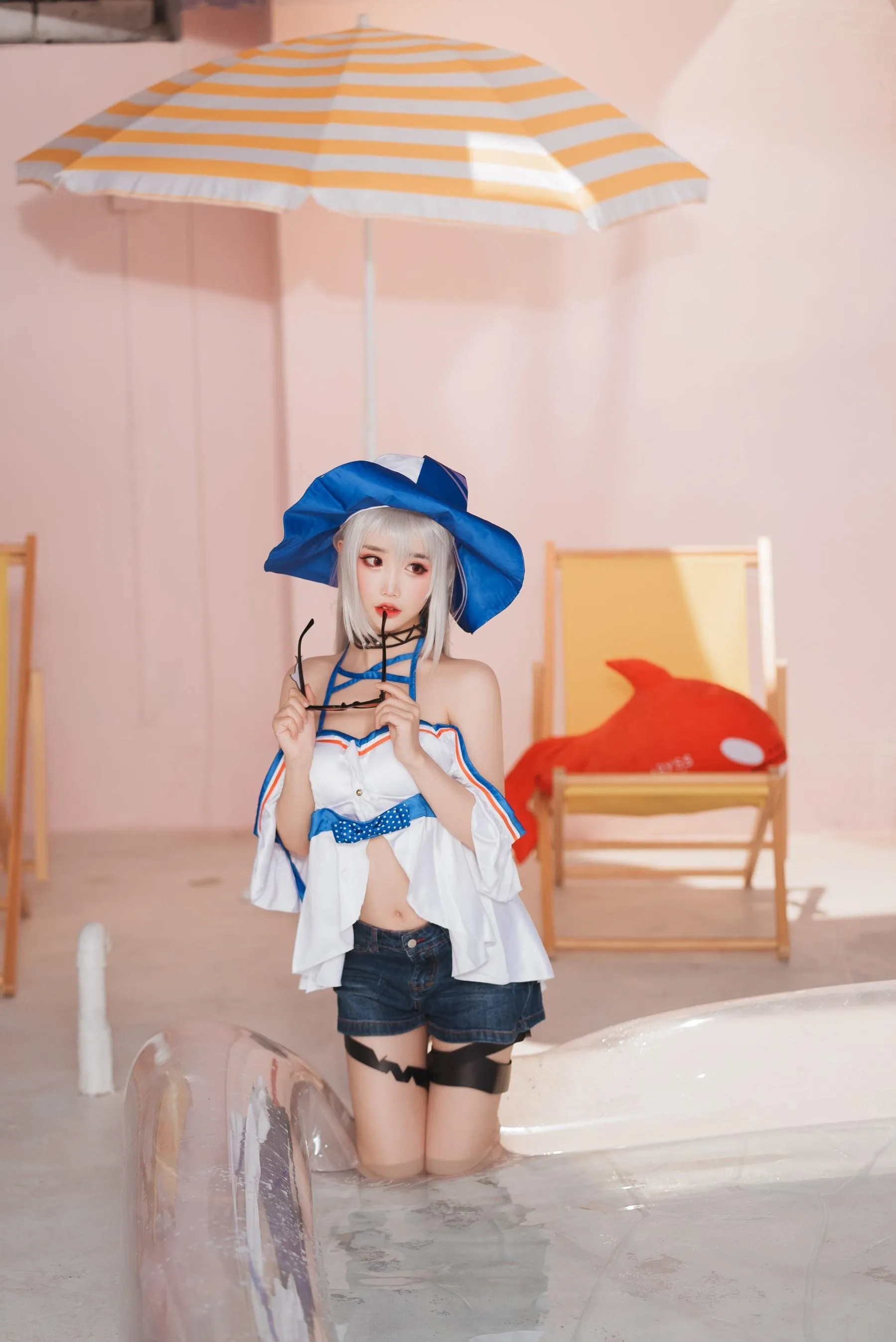 面饼仙儿 – NO.126 斯卡蒂泳装 [18P]插图5